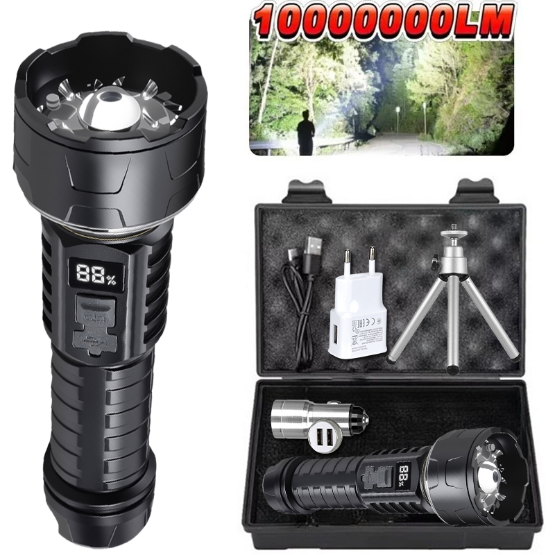 Outdoor Adventure Trips - Torcia LED COB Lanterna ricaricabile Torcia