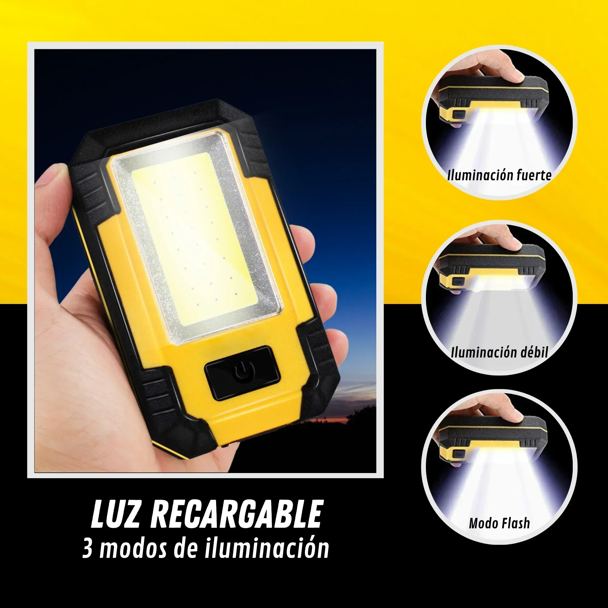 Torcia da Lavoro Ricaricabile  - Outdoor Adventure Trips recensione e prezzo