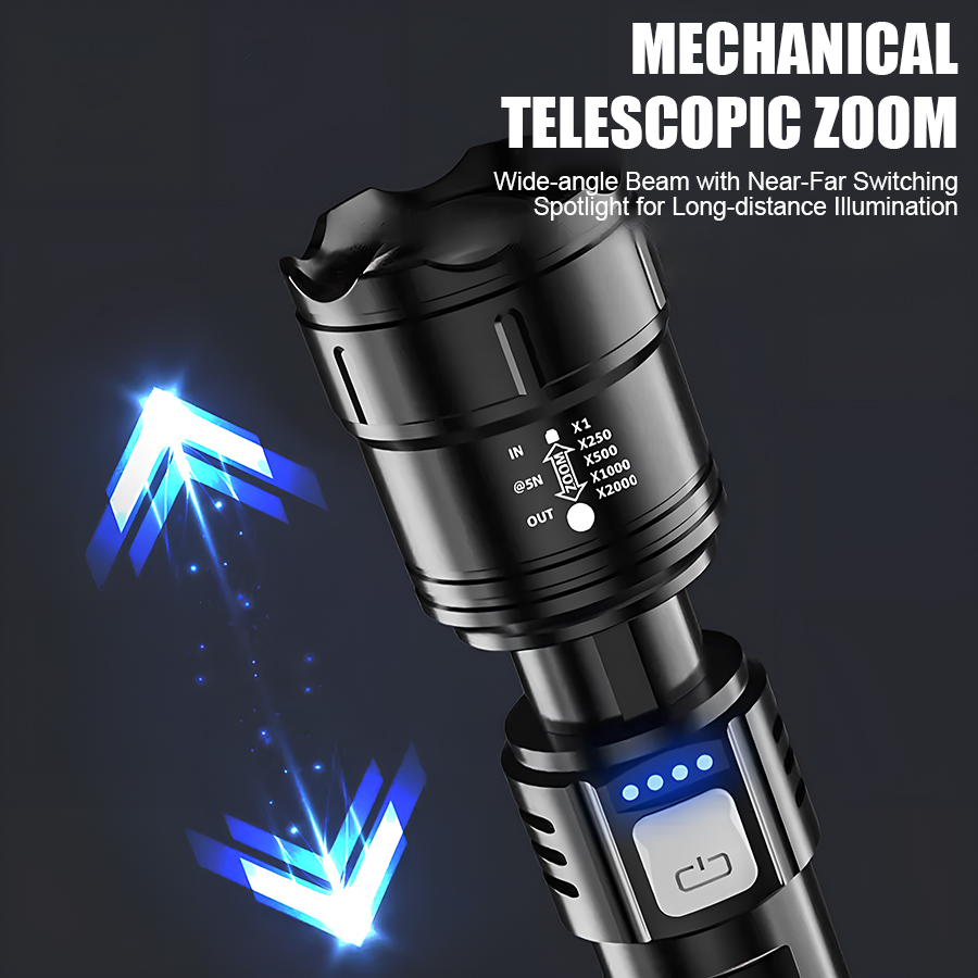 Torcia LED P50 ad Alta Potenza - Outdoor Adventure Trips recensione e prezzo