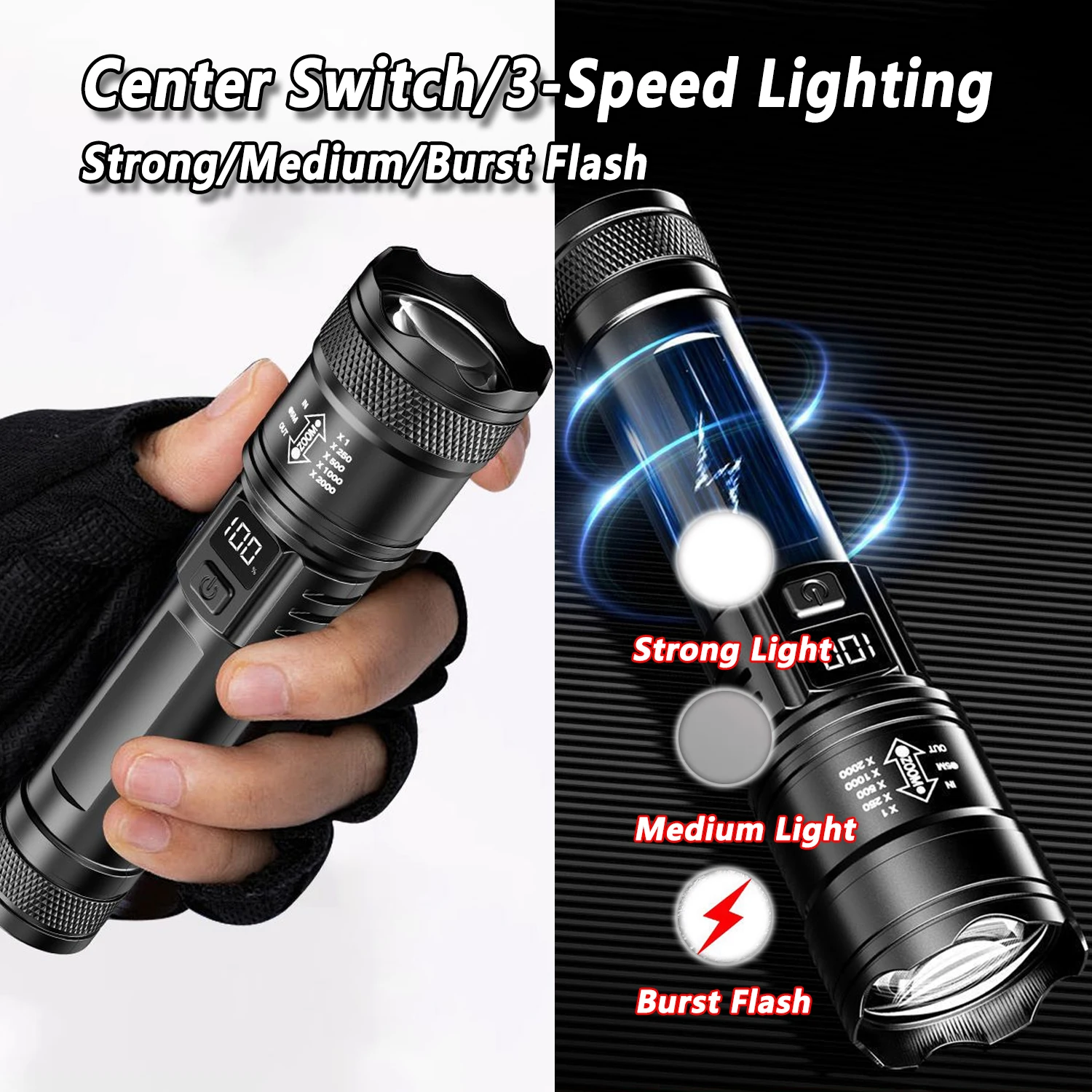 Torcia LED ultra luminosa 2000 - Outdoor Adventure Trips recensione e prezzo